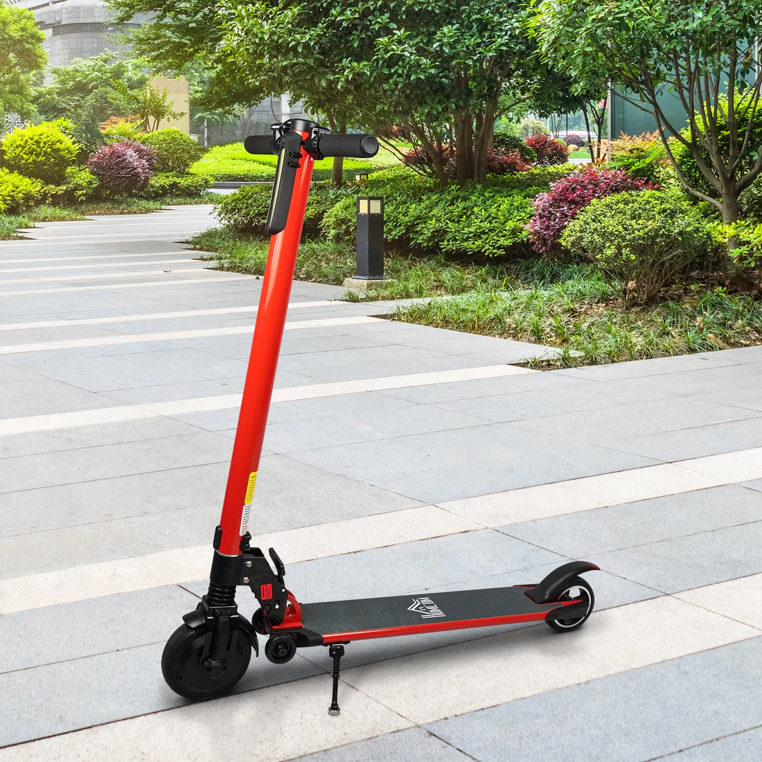 Aluminium Alloy Electric Bike Speed Adjustable Electric Scooter For Adults With Light Red