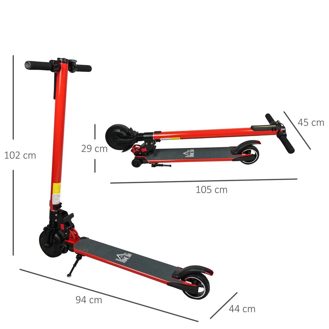 Aluminium Alloy Electric Bike Speed Adjustable Electric Scooter For Adults With Light Red