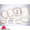 Angela 6 Person Floral Gray Dinner Set Of 47Pcs Rm187