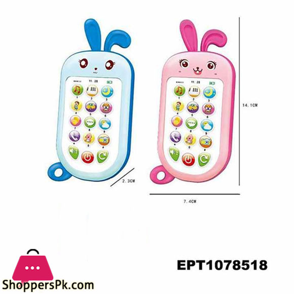 Baby Musical Rabbit Phone ( Pink/Blue Color )