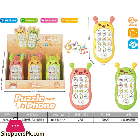 Baby Musical Rabbit Phone ( Pink/Blue Color )