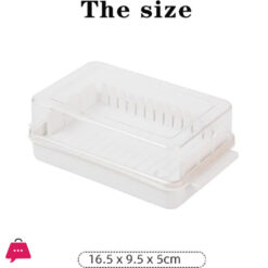 Butter Keeper Container For Quantitative Cutting &Amp; Keeping The Butter Fresh