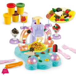 Colorful Ice Cream Modelling Clay Set With Music