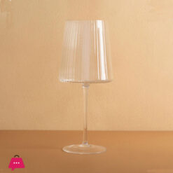 Danny Home Ribbed Wine Glass Set Of 4 Pieces Cb12-21