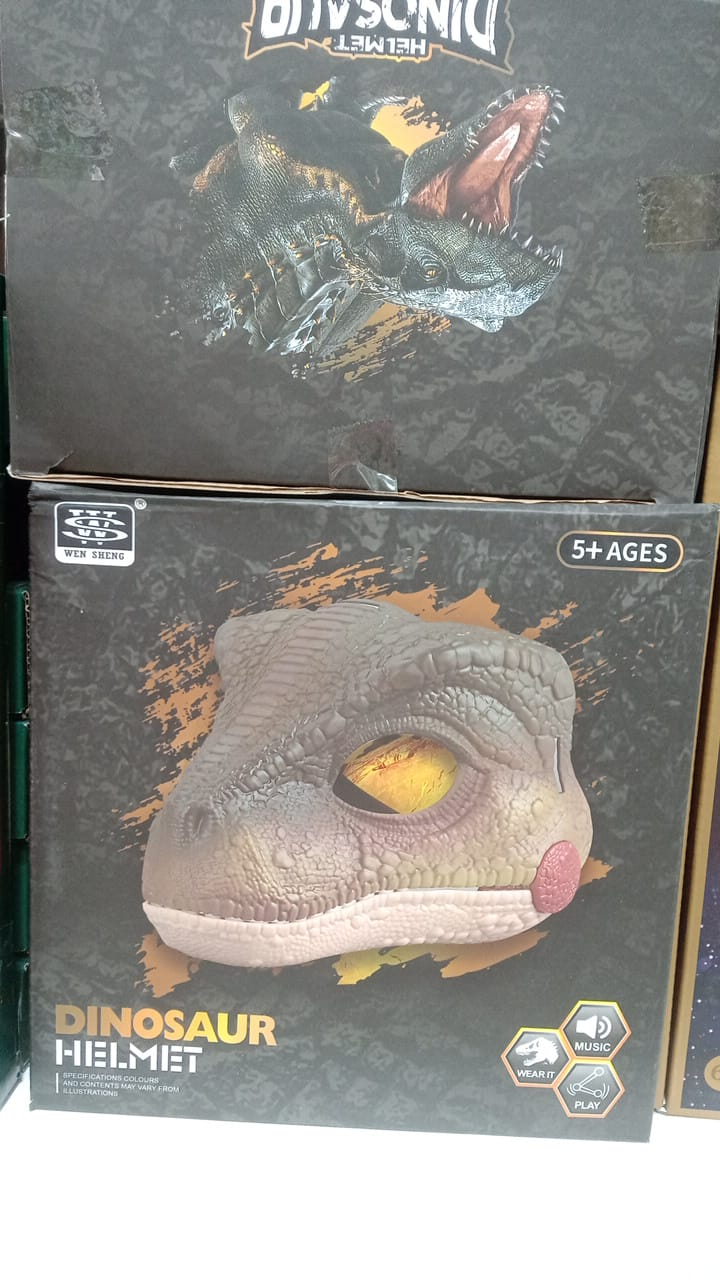 Dinosaur Head Face Mask With Dinosaur Scream Movable Mouth Dino Mask Life Like Dinosaur Mask Headwear For Kids Children