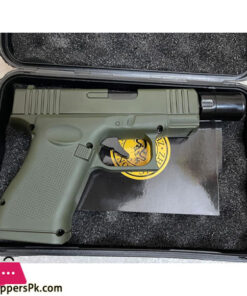 Heavy Metal Pistol Gun Lighter with Barrel Pull Back System
