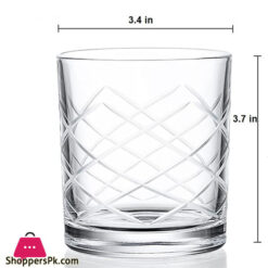 King Crystal 6Pcs Set Of 12Oz Glass Tumbler For Cocktail ( 6 Designes Available ) 7 King Crystal 6Pcs Set Of 12Oz Glass Tumbler For Cocktail ( 6 Designes Available )