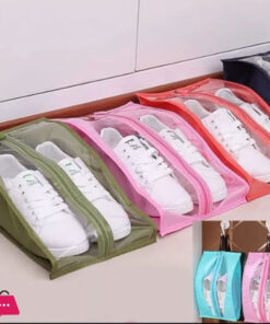 Portable Travel Waterproof Transparent Shoe Organizer Bag