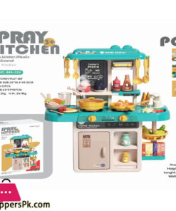 Spray Kitchen 53Pcs Blue Baby Kitchen Set