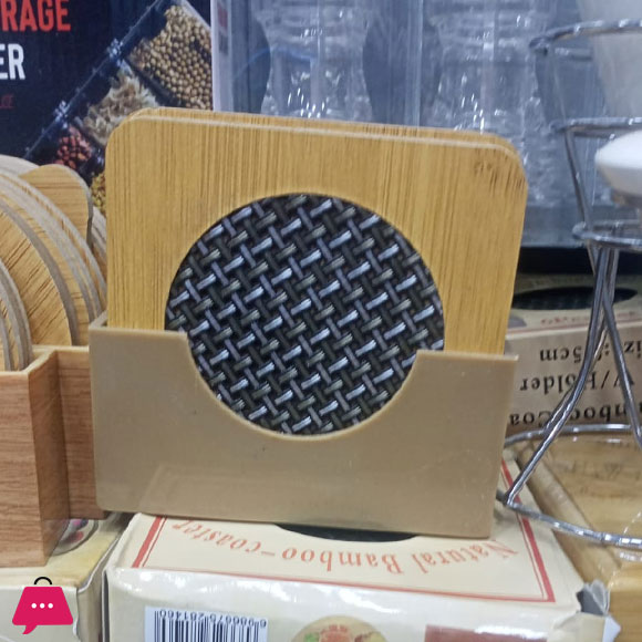 Square Shape Wooden Anti Hot Heat Resistant Tea Coaster 9.5X9.5Cm 3 Square Shape Wooden Anti Hot Heat Resistant Tea Coaster 9.5X9.5Cm