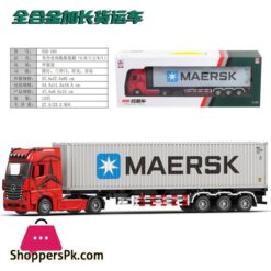 124 Diecast Container Tractor Truck Model Alloy Metal