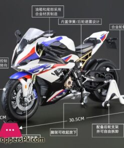 1:9 Scale Bmw S1000Rr Motorcycle High Simulation Alloy Model - Image 3