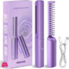 2 In1 Wireless Comb Straightner Portable Mini Electric Hair Brush Dual Use