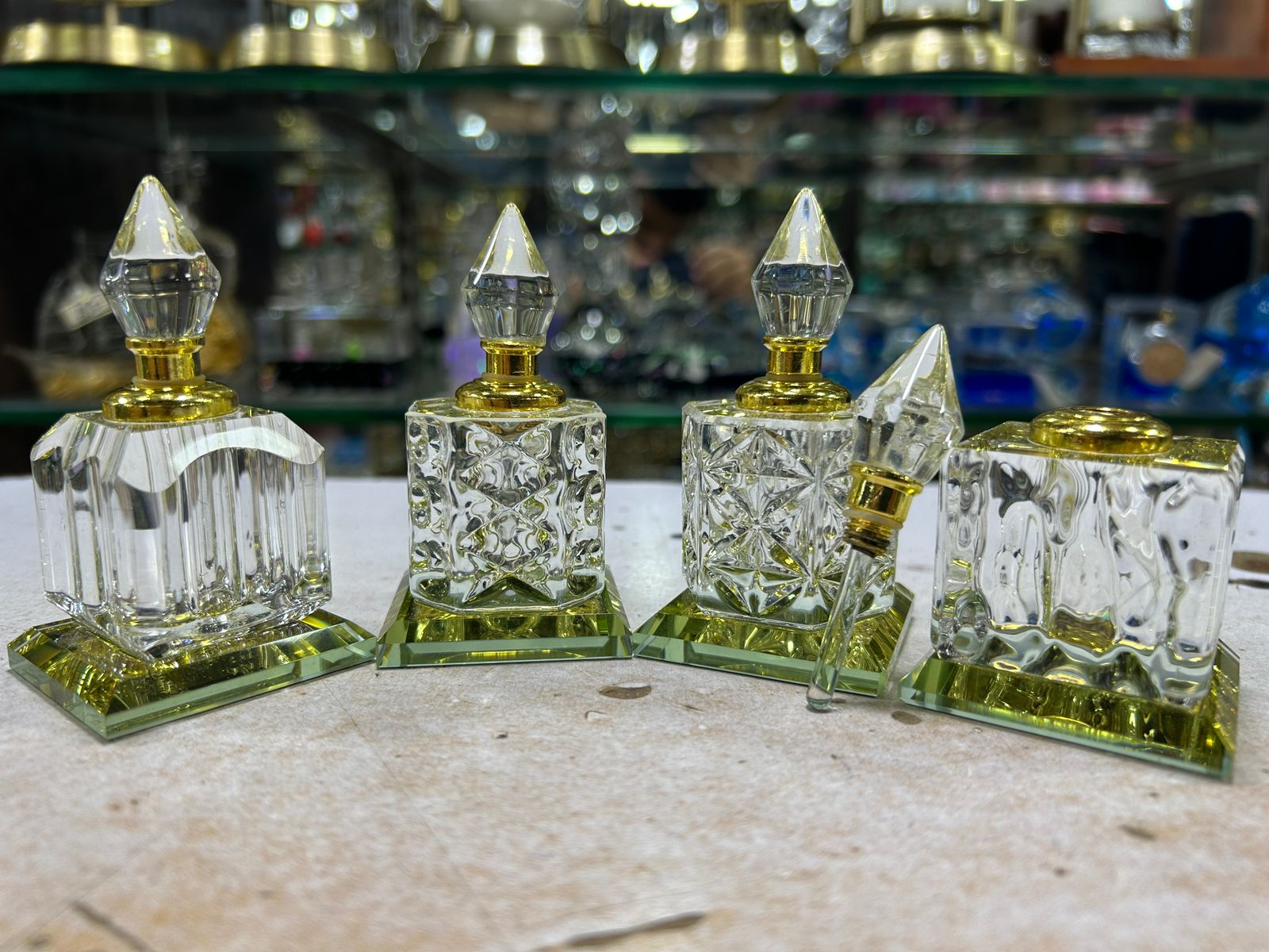 3Ml Empty Refillable Crystal Attar Bottle 1-Pcs