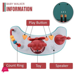 Multi-Functional Anti-Flip Baby Stroller Baby Walker Can Sit And Push Starting Car
