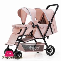 Baby Stroller New Design Two Seats Sit And Lie Down Baby Bed Lightweight Foldable Twins Child Pram Baby Carriage Baby-Car