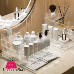 Desk Drawer Organizer Box Transparent Drawer Storage Box Set Of 4