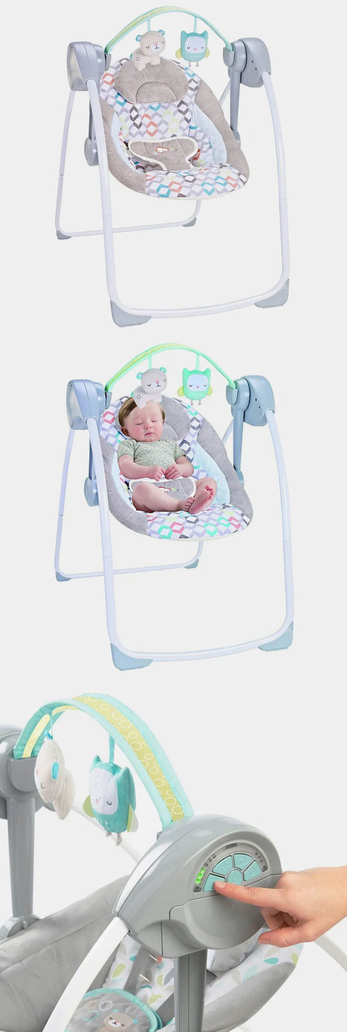FITCH BABY-Deluxe Bouncer Portable Swing - 98205