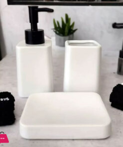 Matte Bathroom Set Of 3 - Image 2
