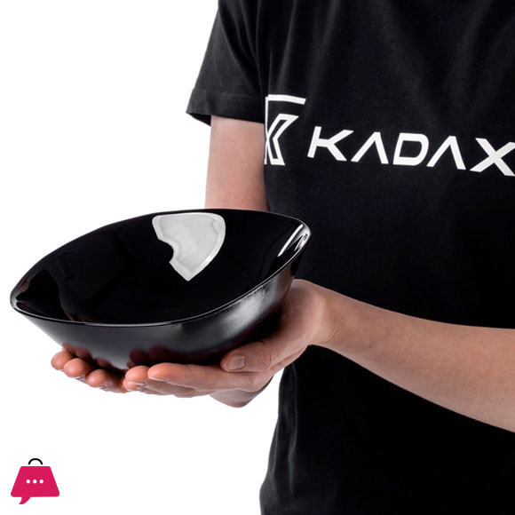 Opal Black Glass Marble Serving Bowls 17Cm - 1Pcs 3 Opal Black Glass Marble Serving Bowls 17Cm - 1Pcs