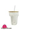 Bg45087 Short Glass Straw Cup 98C