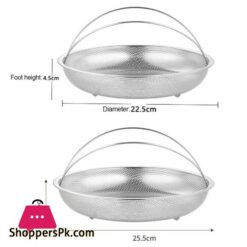 Stainless Steel Food Steamer Basket Pressure Cooker Steamer Basket With Handle 22.5Cm 11 Stainless Steel Food Steamer Basket Pressure Cooker Steamer Basket With Handle 22.5Cm