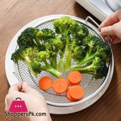 Stainless Steel Oil Filter Food Pan Large Colander French Fries Skimmer With Handle