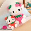 Strawberry Hello Kitty Plush Doll Cartoon Doll 35Cm