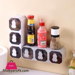 Wall Mounted 3 Partition Spick Rack 3 Portions Only