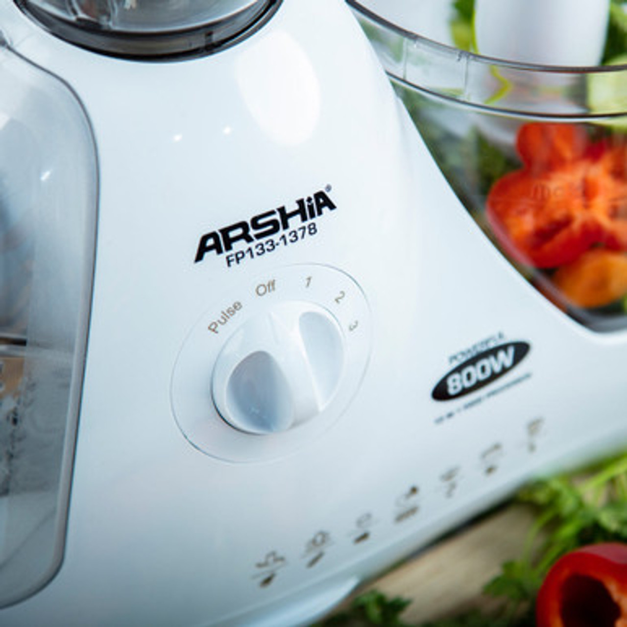 Arshia 12 In 1 Food Processor 800W Multipurpose Kitchen Appliance - 1378