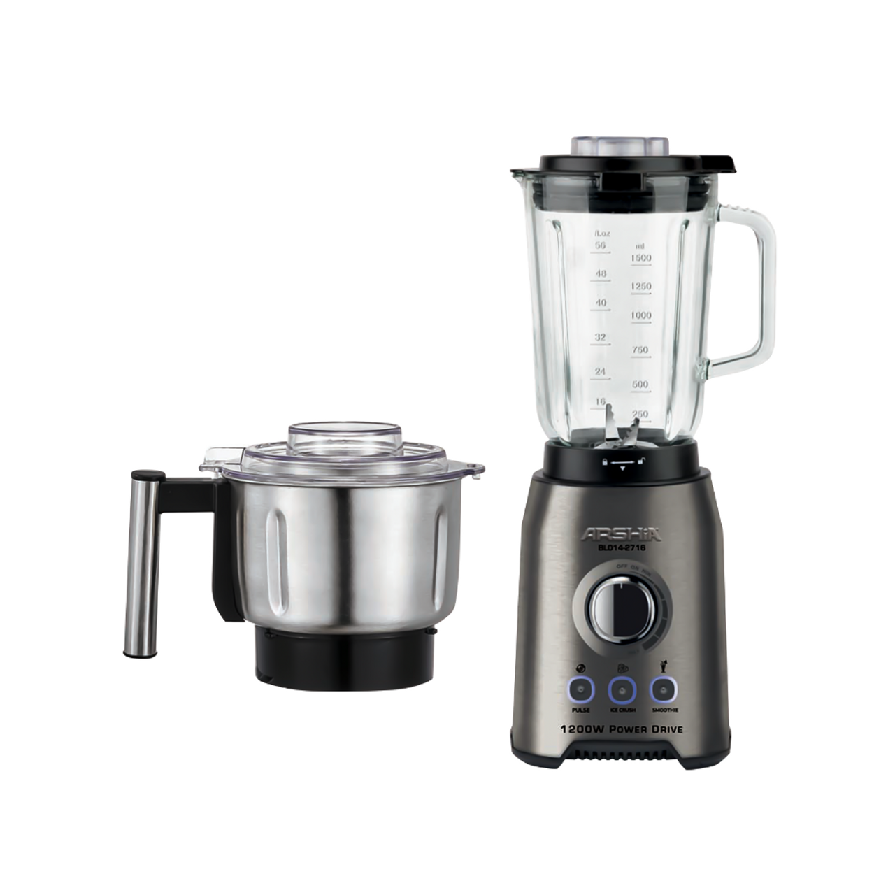 Arshia 2 In 1 Blender With Grinder - 2716