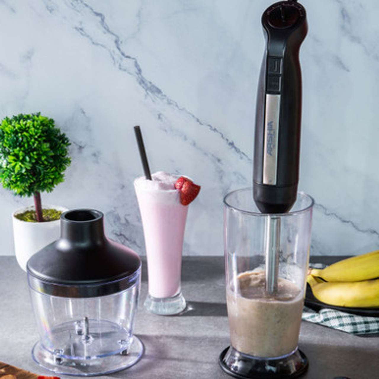 Arshia 3 In 1 Hand Blender Black - 2567