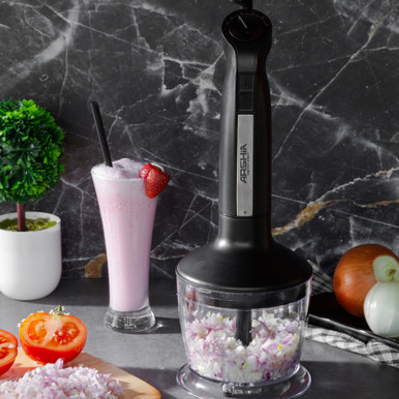 Arshia 3 In 1 Hand Blender Black - 2567
