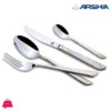 Arshia Stainless Steel Cutlery Set 24pcs Gold & Silver - TM064GS-1763