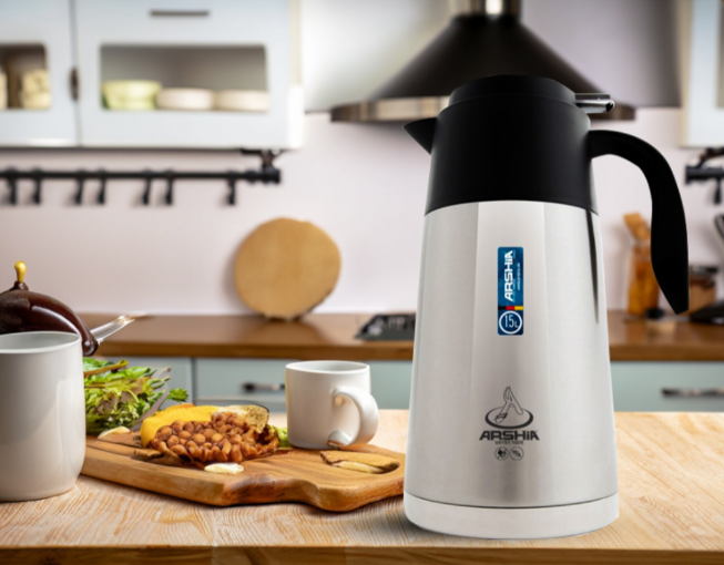 Arshia Stainless Steel Vacuum Air Pot 1.5L - 1825
