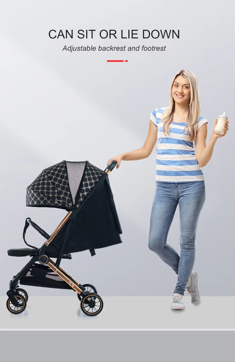 Burbuy Baby Stroller Lightweight Adjustable X6