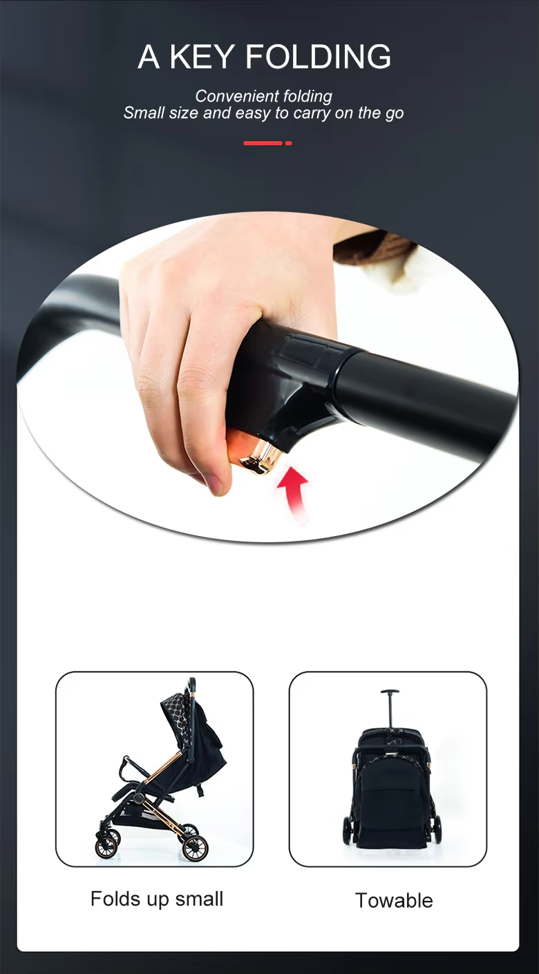 Burbuy Baby Stroller Lightweight Adjustable X6