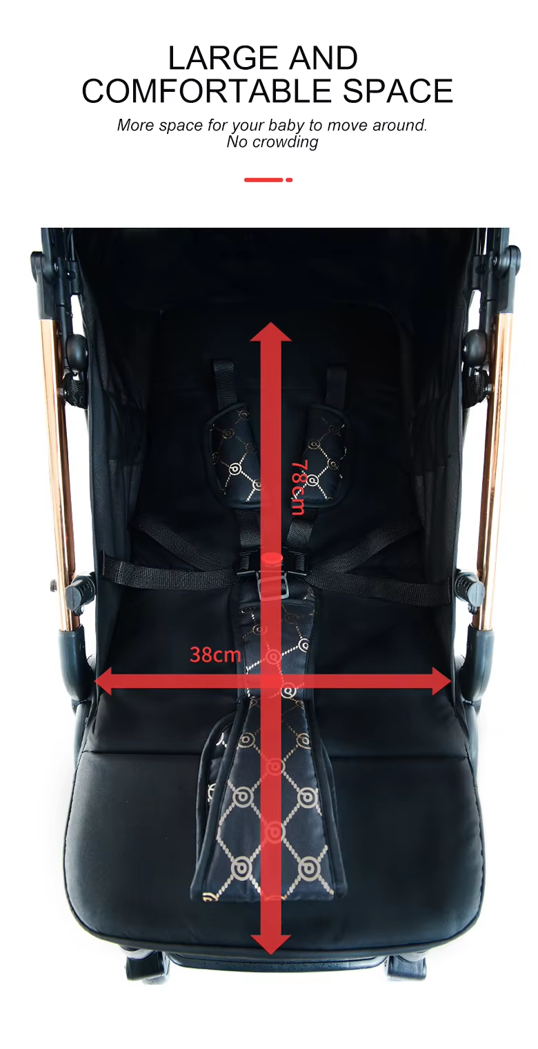 Burbuy Baby Stroller Lightweight Adjustable X6