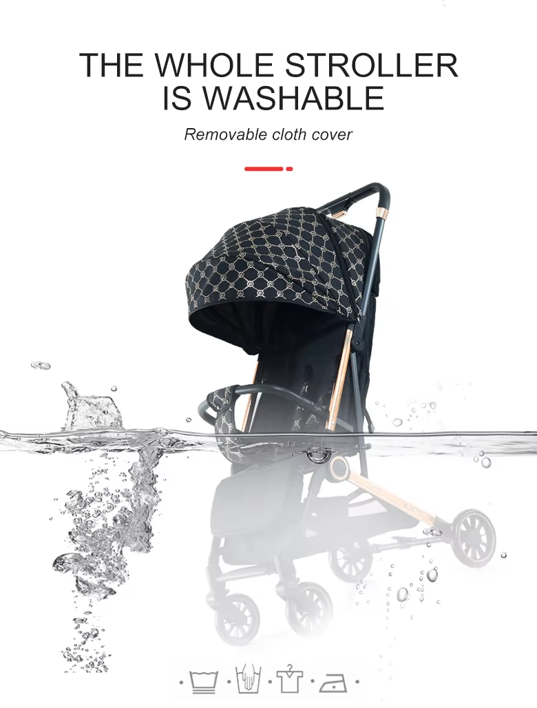 Burbuy Baby Stroller Lightweight Adjustable X6