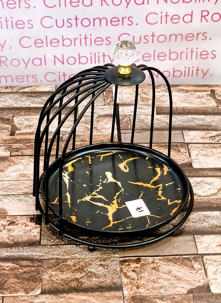 Cage Desktop Cake Holder 1-Tier