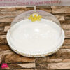Ceramic Cake Dish With Lid 26.8X13Cm