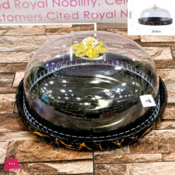 Ceramic Cake Dish With Lid 26.8X13Cm