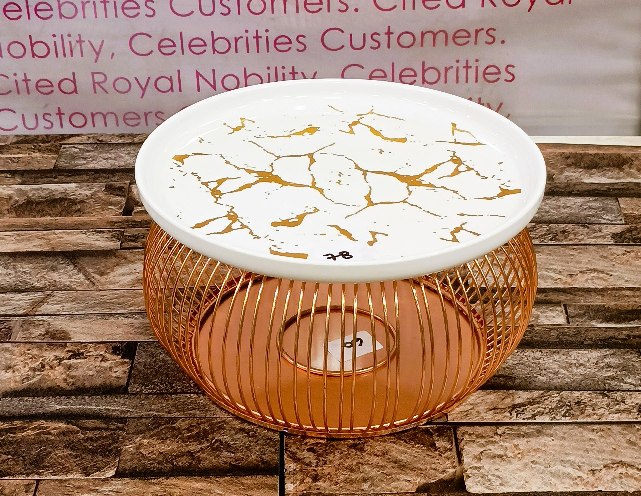 Ceramic Fruit Bowl Cake Dish Round