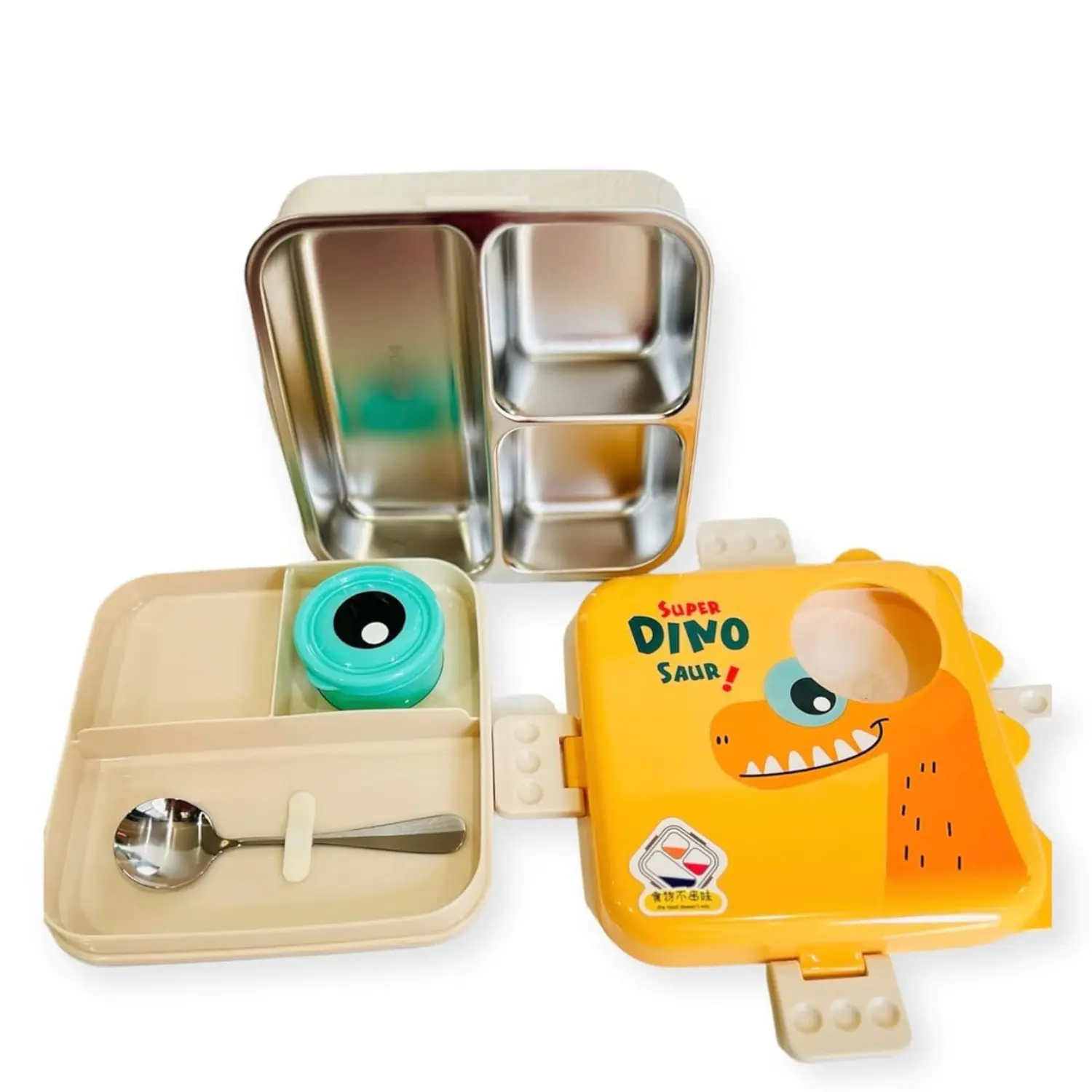 Dino Bento Lunch Box For Kids