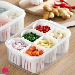 Fridge Box 6 Food Container Vegetable And Fruit Storage Box