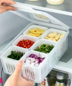 Fridge Box 6 Food Container Vegetable and Fruit Storage Box