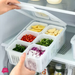 Fridge Box 6 Food Container Vegetable And Fruit Storage Box