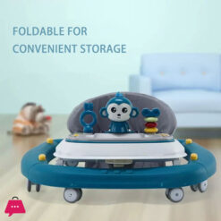 Monkey Baby Walkers Children'S Walkers With Wheels Are Suitable For Learning To Walk Music Balance To Prevent Falling