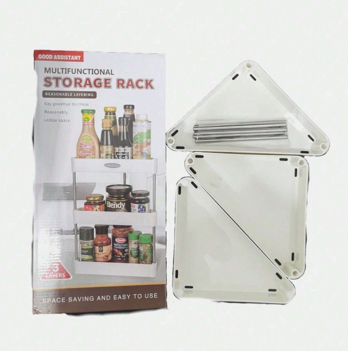 Multifunctional Storage Corner Rack