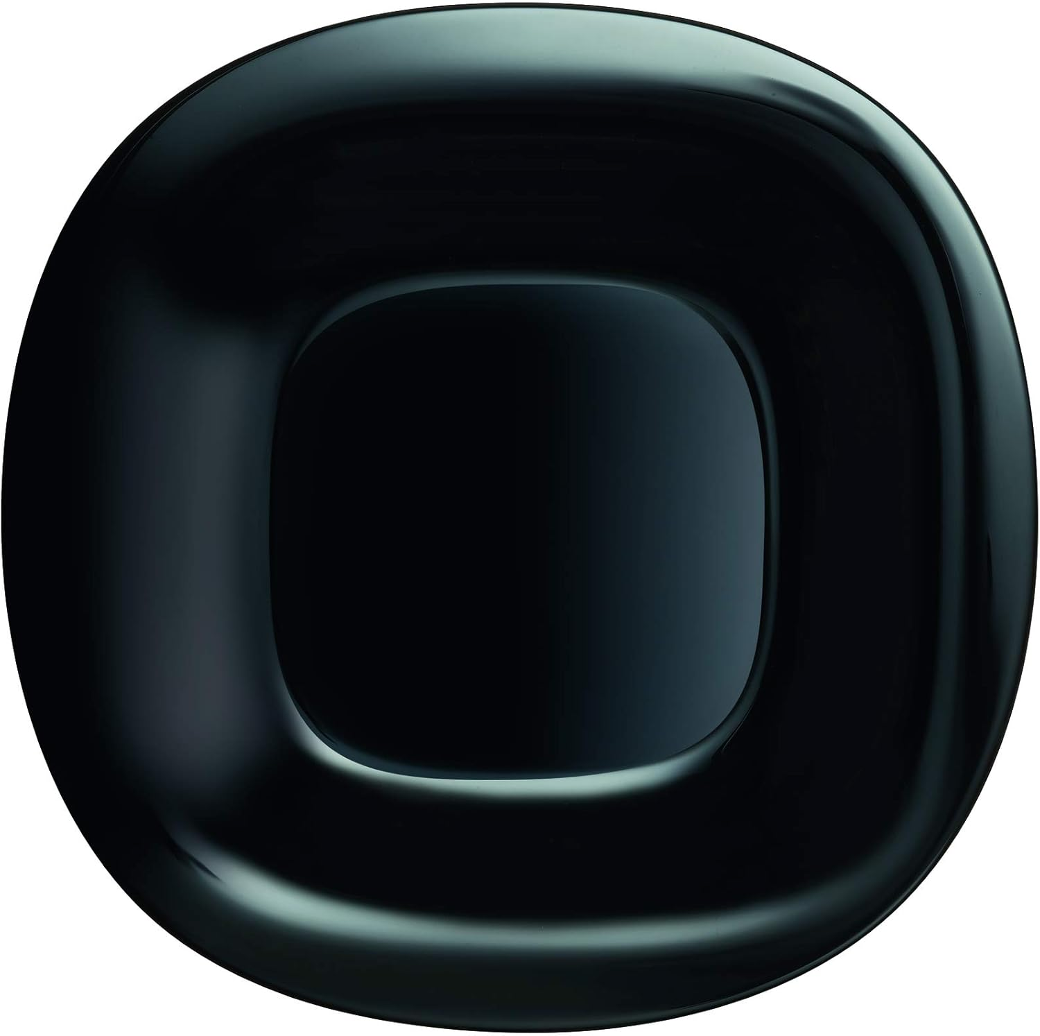 Opal 18Pc Glass Black Plate Set Tableware Dinner Set Plates 12 Opal 18Pc Glass Black Plate Set Tableware Dinner Set Plates